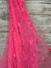 PINK SPARKLY LONG DRESS (NEW)