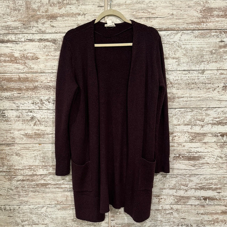 PURPLE OPEN CARDIGAN