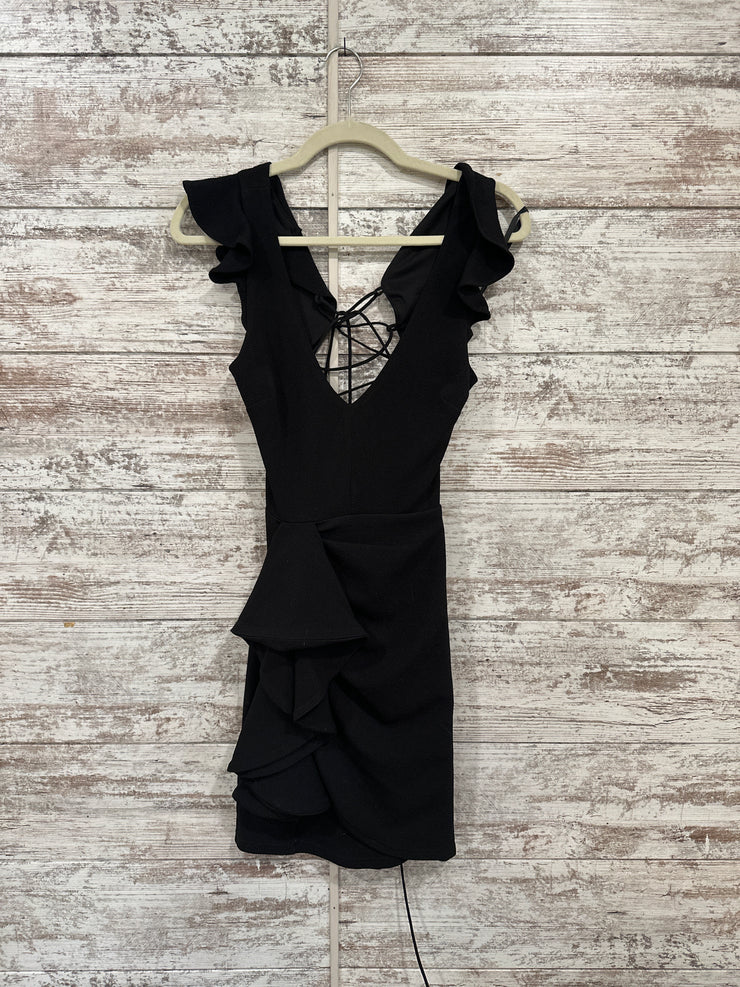 BLACK SHORT DRESS (NEW)
