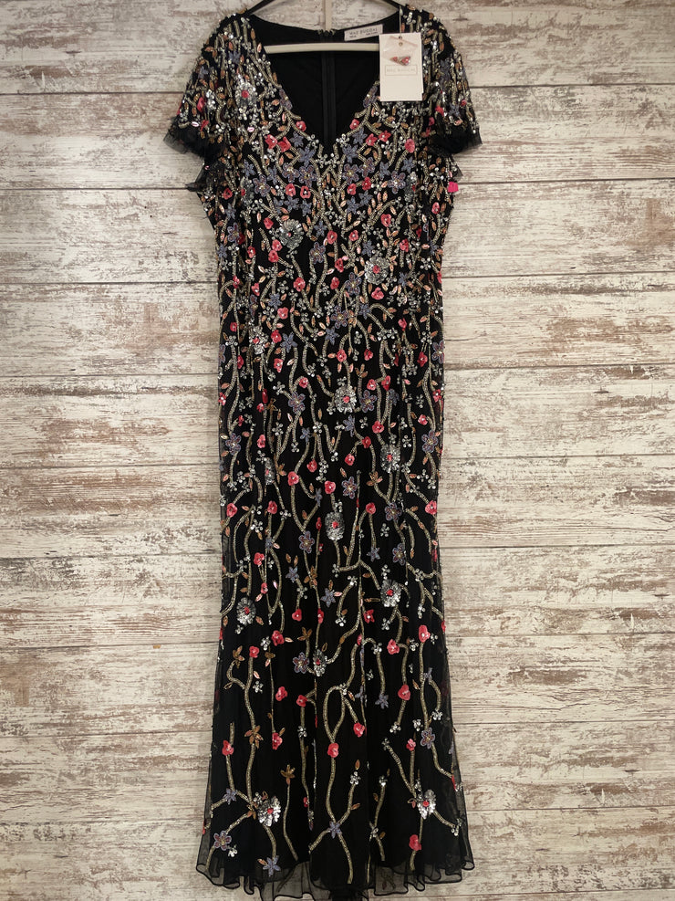 BLACK BEADED DRESS (NEW) $699