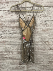 GOLD SPARKLY SHORT DRESS (NEW)