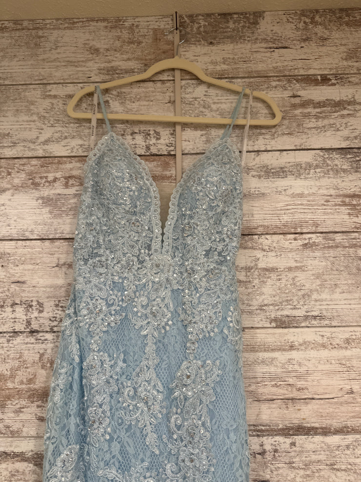 BLUE SPARKLY LONG DRESS (NEW)