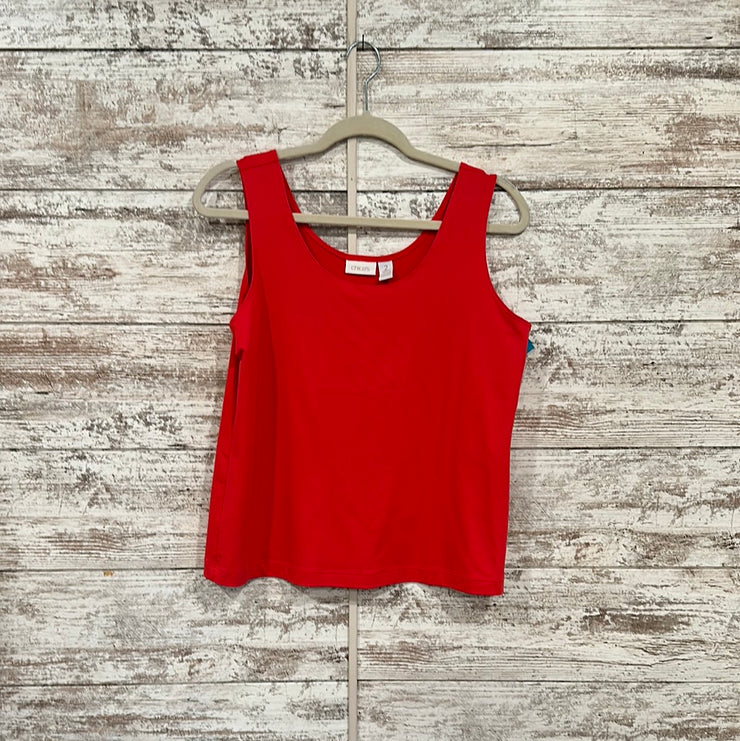 RED SLEEVELESS TOP