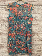 TEAL/ORANGE SHORT DRESS $169