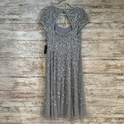 GRAY SEQUIN MIDI DRESS-NEW$279