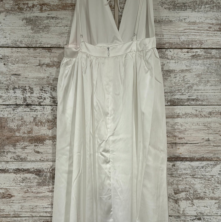 WHITE LONG EVENING GOWN (NEW)