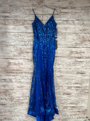 ROYAL BLUE MERMAID GOWN (NEW)