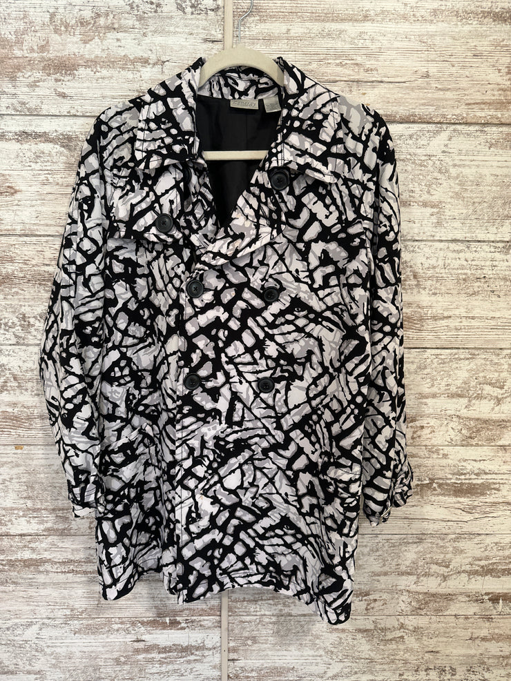 BLACK/WHITE JACKET $149