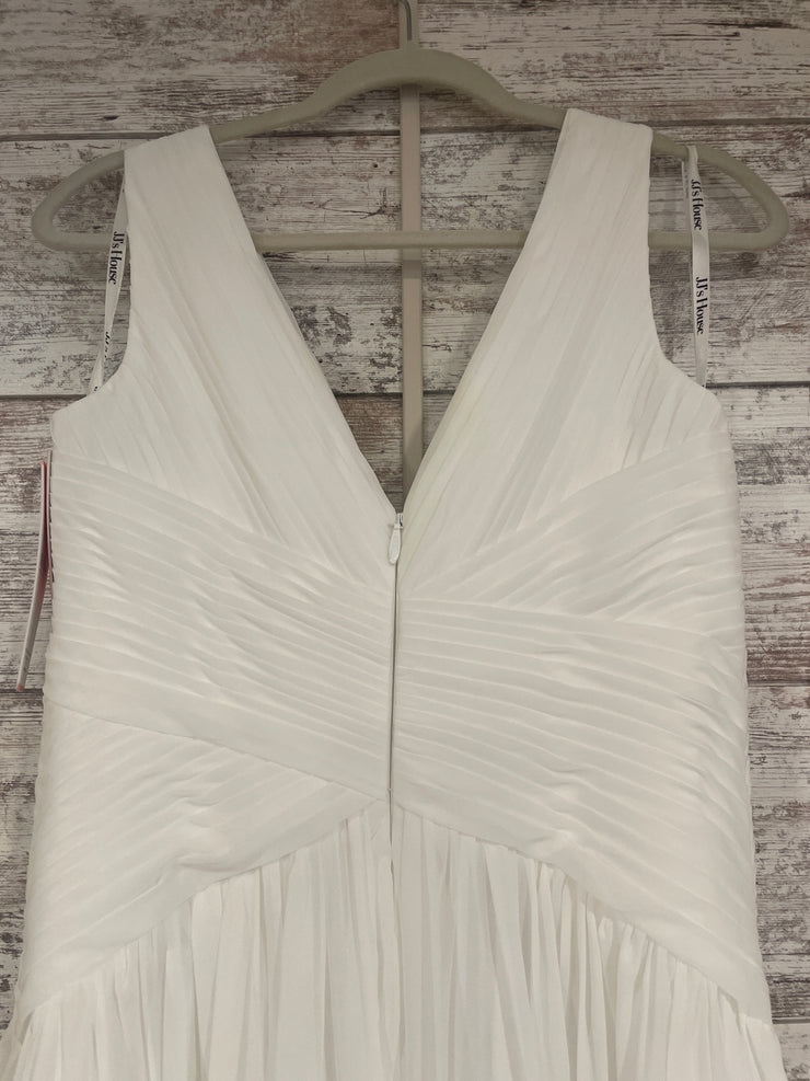 WHITE LONG EVENING GOWN (NEW)