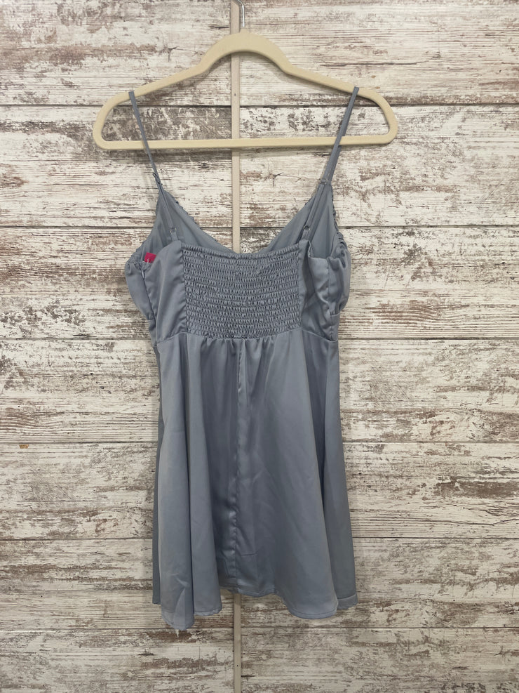 BLUE SHORT DRESS