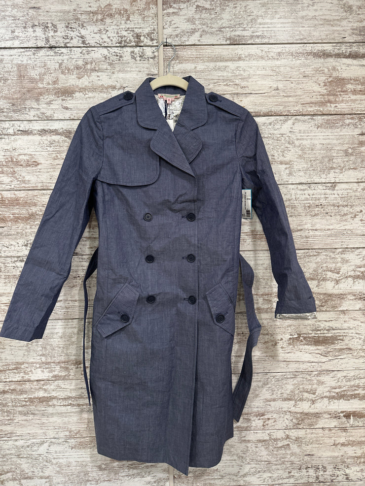 BLUE TRENCH COAT (NEW) $595