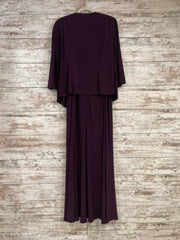 PURPLE 2 PC. LONG DRESS SET
