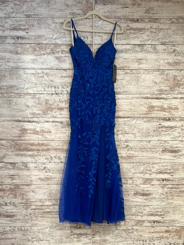 ROYAL BLUE MERMAID GOWN (NEW)