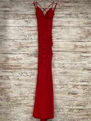 RED SPARKLY LONG DRESS (NEW)
