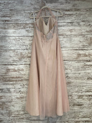 BLUSH SPARKLY LONG DRESS