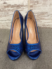 ROYAL BLUE SPARKLY HEELS-NEW
