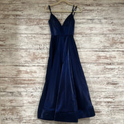 NAVY A LINE GOWN