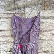 LAVENDER LACE MERMAID GOWN