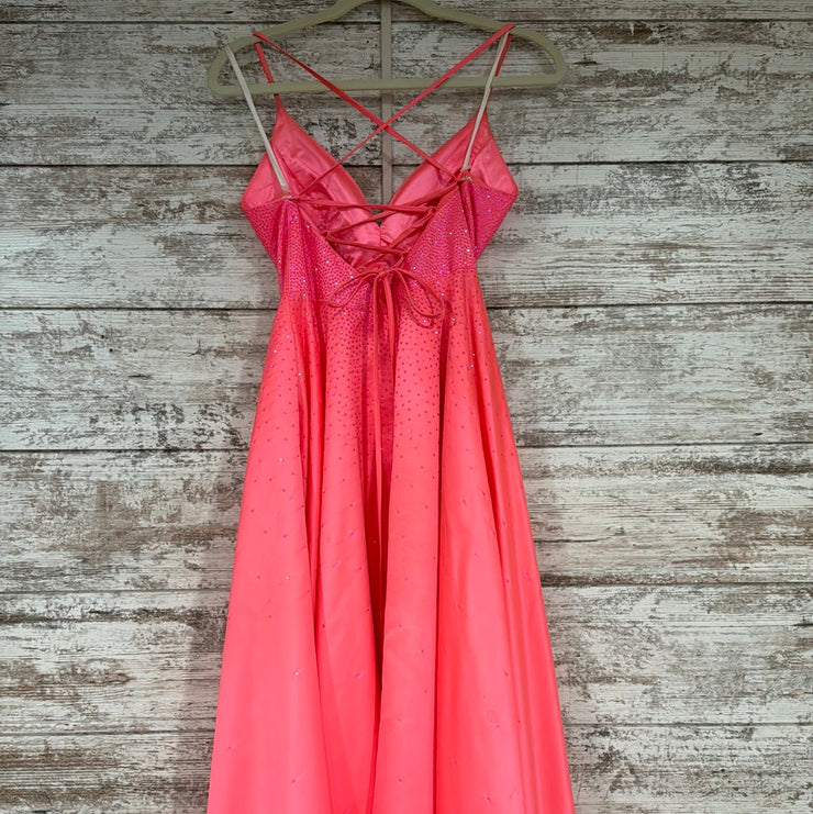 PINK A LINE GOWN