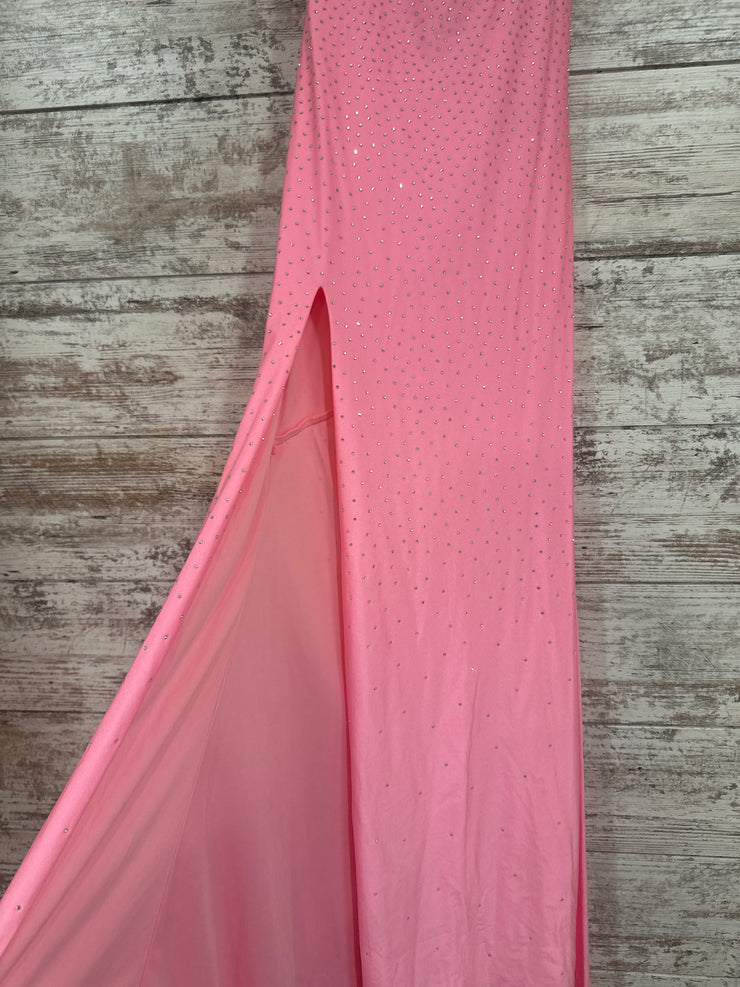 PINK SPARKLY LONG DRESS (NEW)
