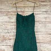 GREEN SPARKLY MERMAID GOWN