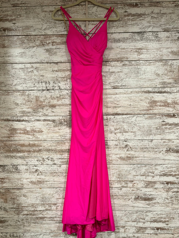 PINK LONG EVENING GOWN
