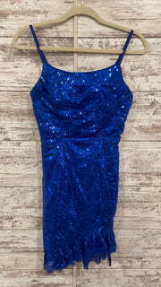 ROYAL BLUE SPARKLY DRESS (NEW)