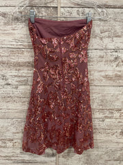 PINK/GOLD SPARKLY SHORT DRESS