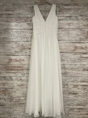 WHITE LONG EVENING GOWN (NEW)
