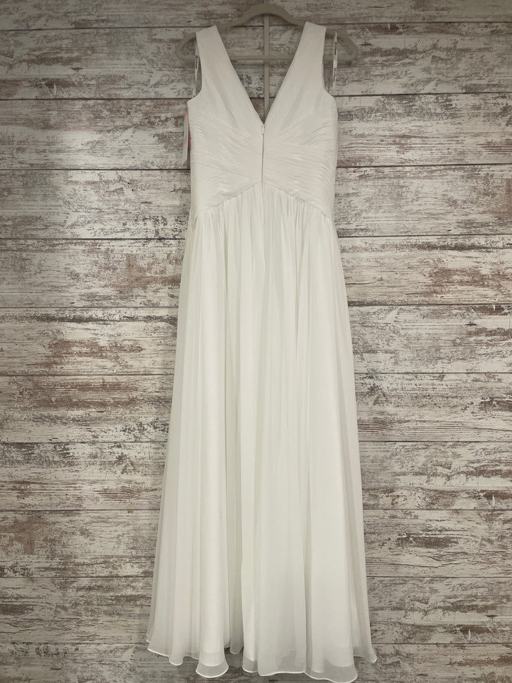 WHITE LONG EVENING GOWN (NEW)