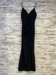 BLACK LONG EVENING GOWN