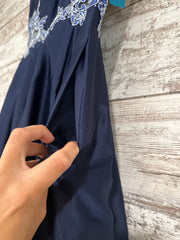 NAVY A LINE GOWN (NEW)