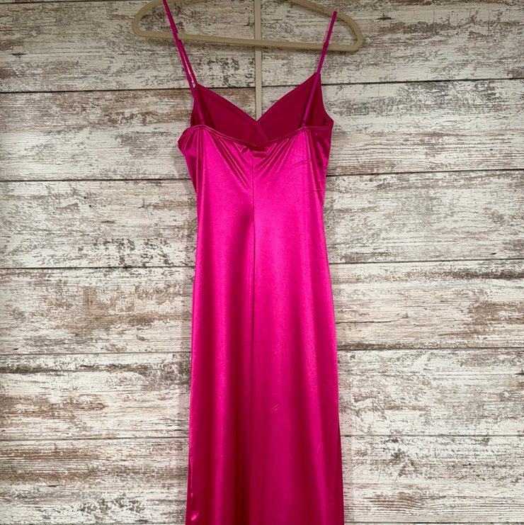 PINK LONG EVENING GOWN