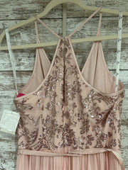 PINK LONG EVENING GOWN (NEW)