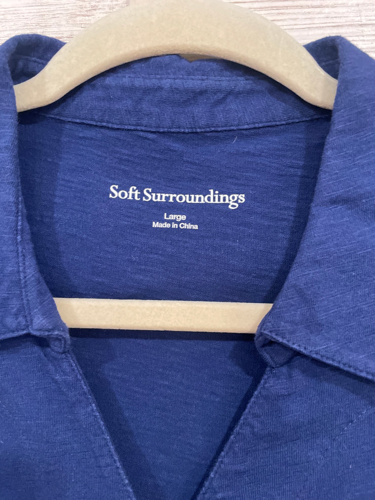 NAVY SLEEVELESS TUNIC $69