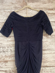 NAVY LONG EVENING GOWN