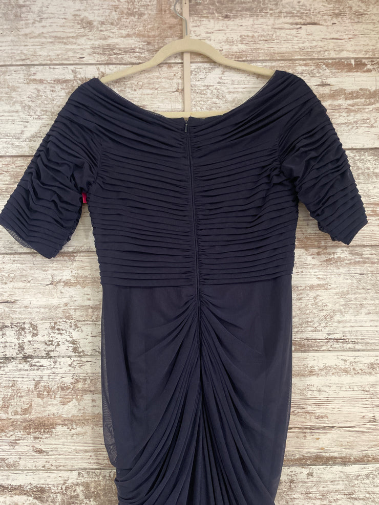 NAVY LONG EVENING GOWN