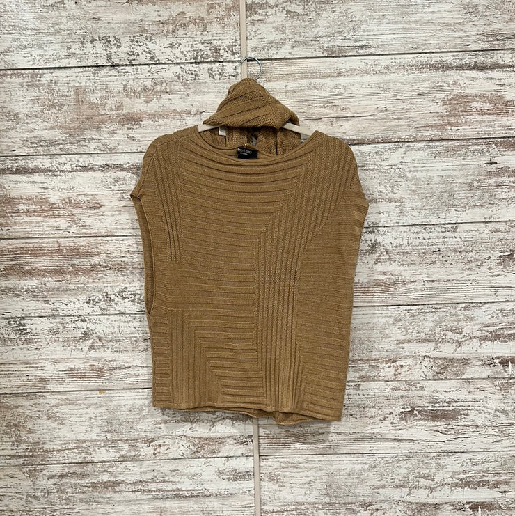 TAN WOOL SWEATER/SCARF