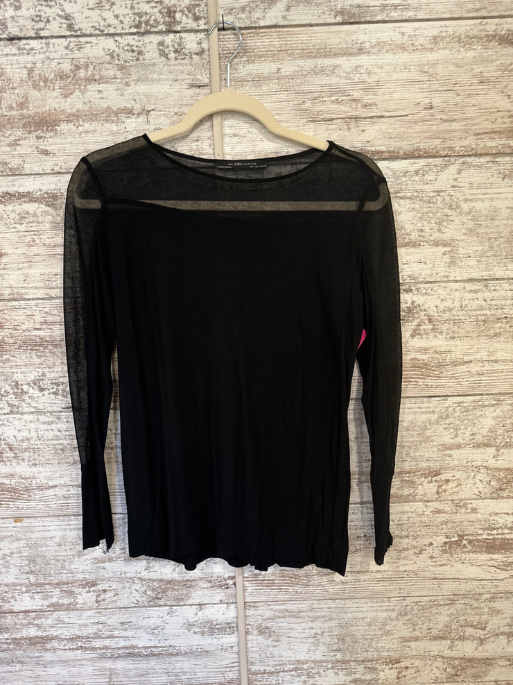 BLACK LONG SLEEVE TOP $59