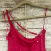 PINK FULL SEQUIN LONG DRESS