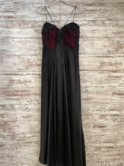BLACK LONG EVENING GOWN