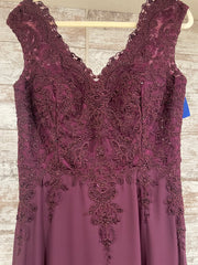 PURPLE LONG EVENING GOWN (NEW)