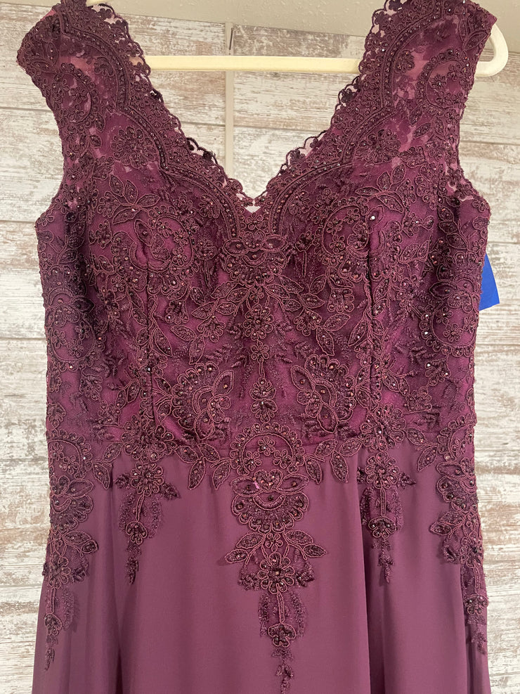 PURPLE LONG EVENING GOWN (NEW)