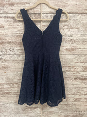 NAVY SPARKLY SHORT DRESS