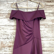 PURPLE LONG EVENING GOWN