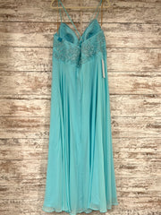 BLUE LONG EVENING GOWN (NEW)