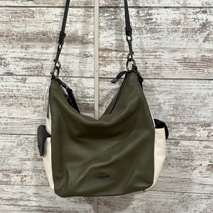 GREEN/IVORY PURSE - RET. $498