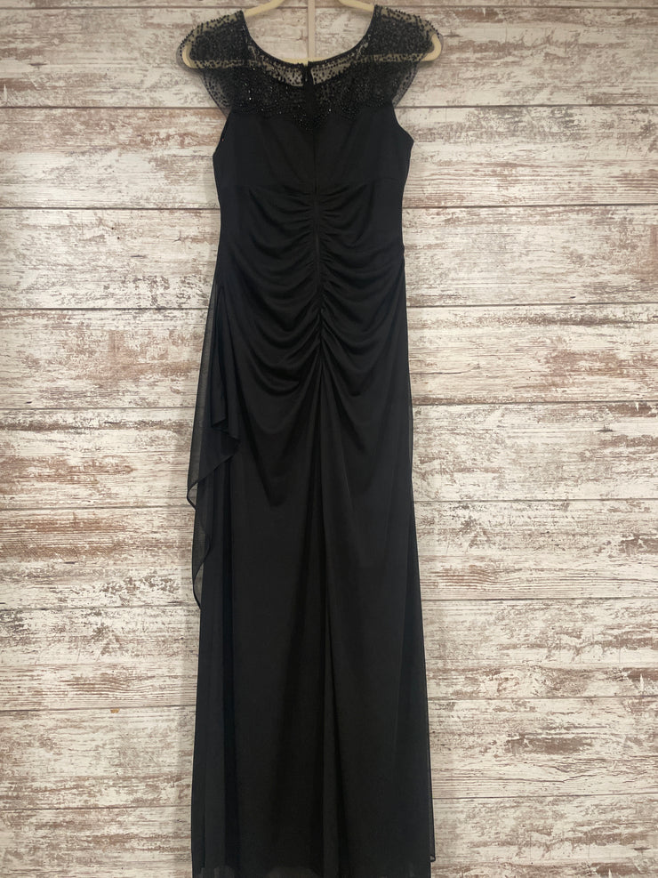 BLACK LONG EVENING GOWN