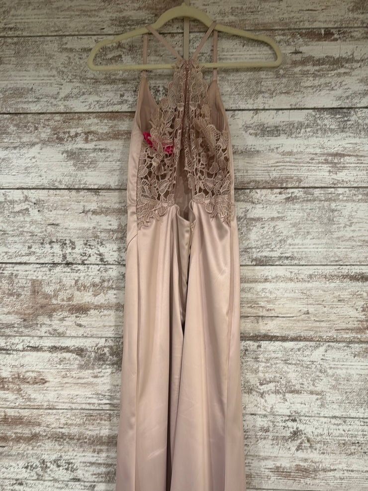 PINK LONG EVENING GOWN