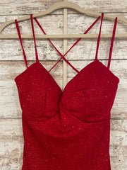 RED SPARKLY LONG DRESS (NEW)